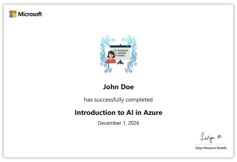 Microsoft Certificate